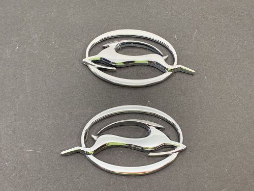 2000-2013 chevrolet impala emblem symbol logo badge side pillar pair oem