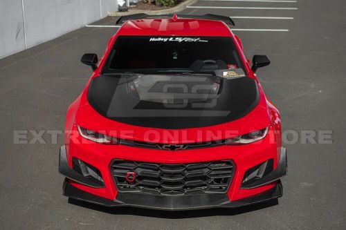 For 2016-up camaro zl1 | 1le carbon fiber replacement front bumper splitter lip