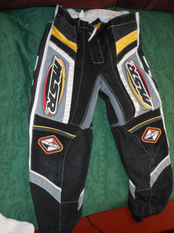 Msr rrage boys pants mx racing rage youth 22 kids pant motocross atv bmx