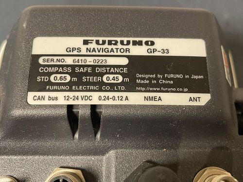 Furuno gp-33~gps/waas navigator~4.3″ color lcd