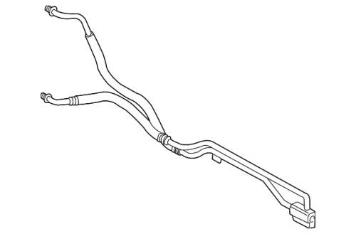 Genuine gm engine oil cooler line 84828848