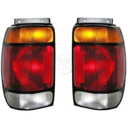 Mountaineer explorer taillights tail lights taillamps brake lamps rear pair set