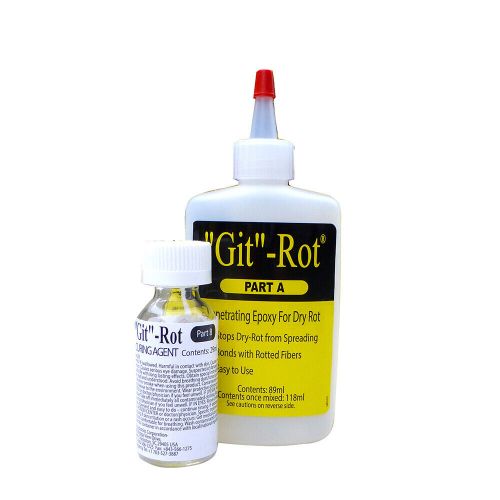 Boatlife git rot kit - 4oz - two-part epoxy for wood rot repair