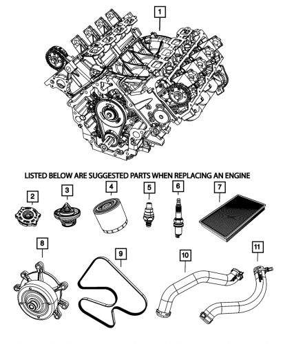 Genuine mopar pcv valve 53032855aa