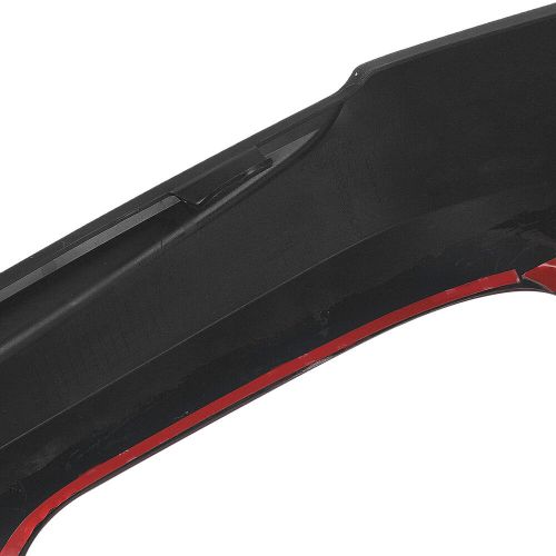 Red front spoiler lip front lip splitter for honda accord 2021-2022 akasaka-