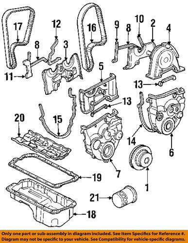 Honda oem 11810p13020 engine timing cover-timing cover