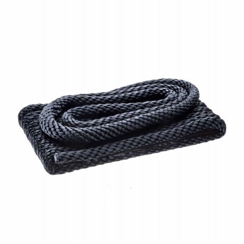 Solid braided multifilament polypropylene dock line | 3/8-inch, 15 feet long,