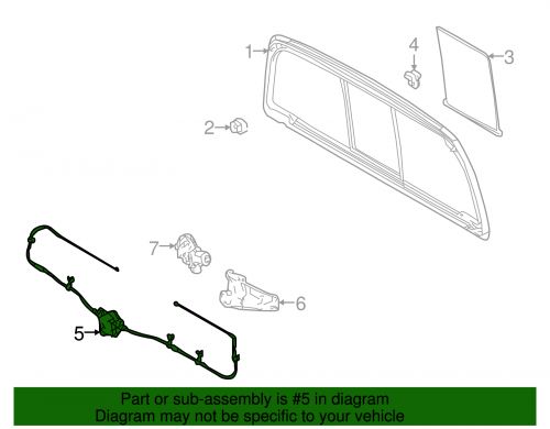 Genuine toyota window regulator 69088-04010