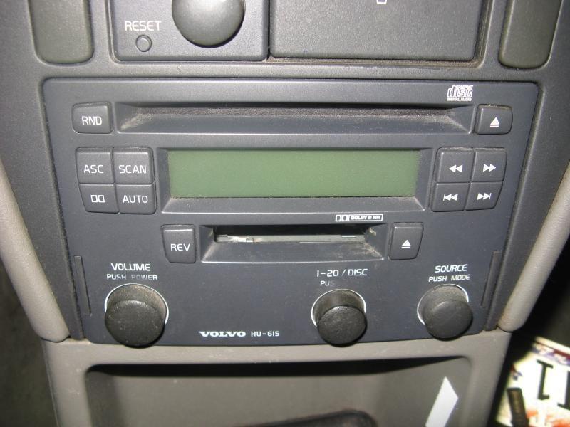 01 02 03 04 volvo s40 audio radio am/fm cd player