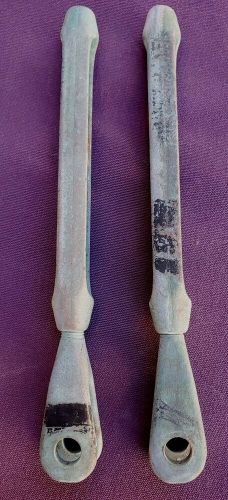 Set of 2 vintage 3/8&#034; merriman bros bronze turnbuckles