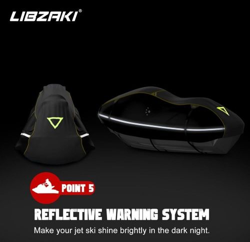 Libzaki jet ski cover pwc cover 2-3 seats heavy duty waterproof 600d uv...