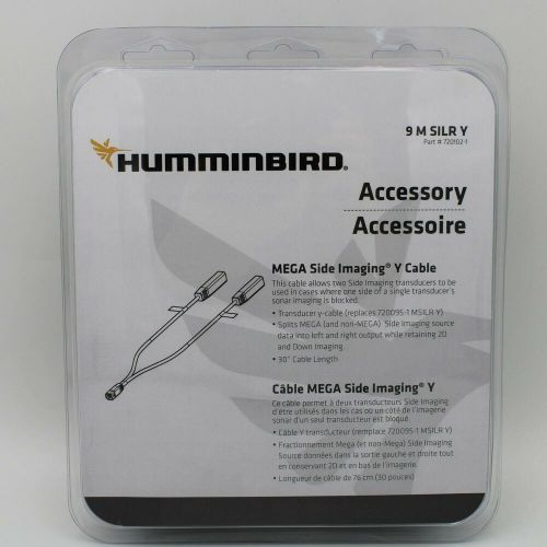 Humminbird mega side imaging y cable part no 720102-1 helix