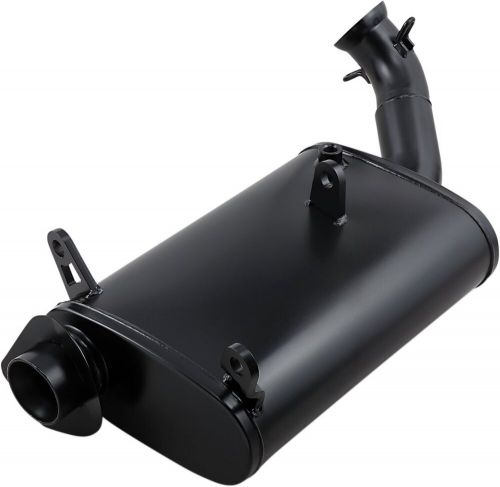 Bikeman full velocity black slip-on muffler (02228-sb)