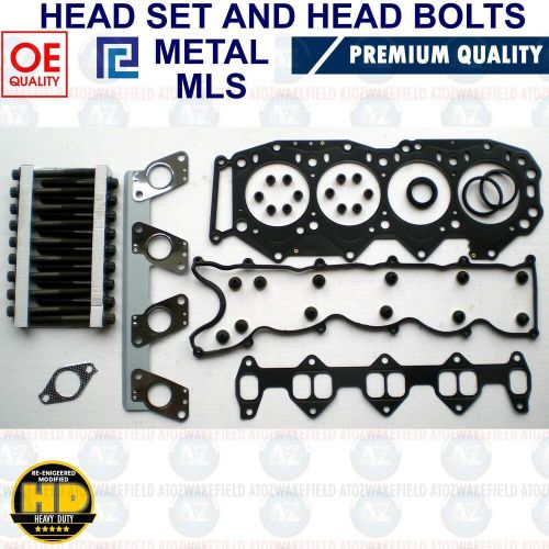 For freeda ranger mazda b2500 bongo 2.5d 2.5td cylinder engine head gasket bolts