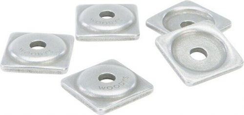 Woody&#039;s digger single square aluminum support plates silver 5/16&#034; 1008-pack