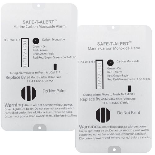 Safe-t-alert fx-4 carbon monoxide alarm - 2-pack