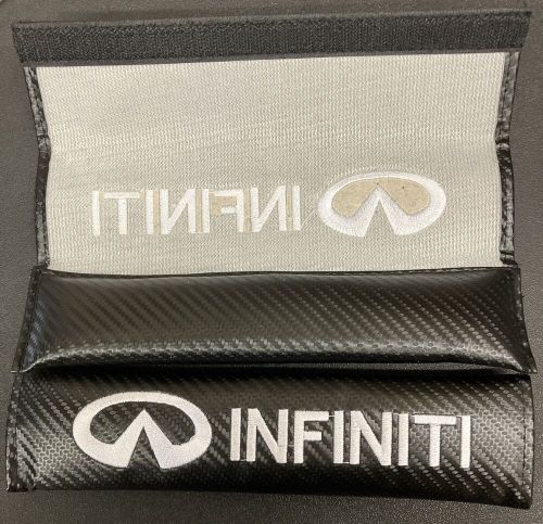 Infinity seat belt pads