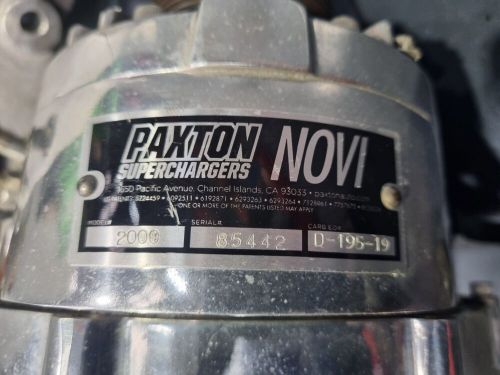 Gen 2 dodge viper paxton supercharger  kit