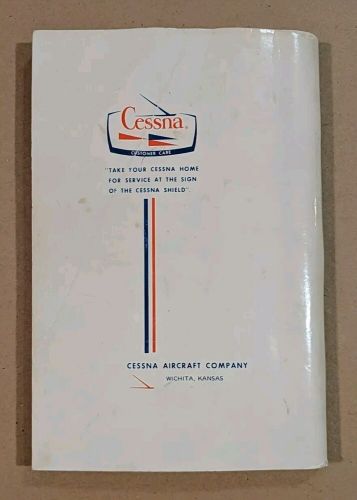 1977 cessna 172 skyhawk pilot&#039;s operating handbook 172n d1082-13 printed 4/77