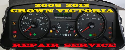 1989 to 1997 ford crown victoria instrument cluster repair service