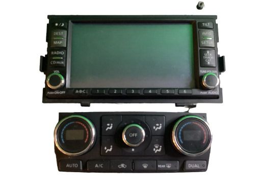 ✅08-09 nissan altima radio stereo gps  navigation screen climate control 25915