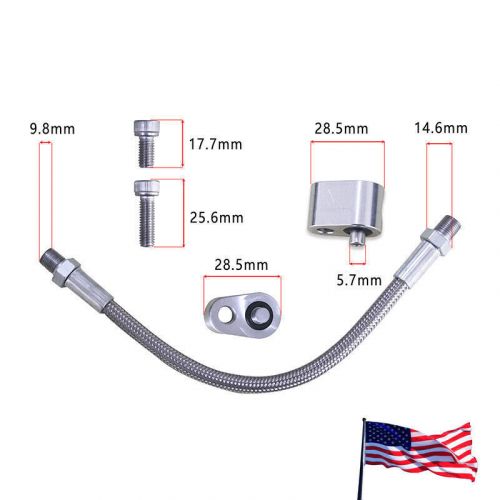 Coolant / steam port crossover hose kit for ls1 throttle body bypass-c