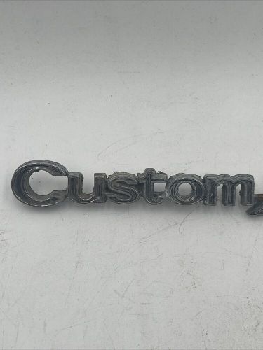 Vintage custom 10 fender  emblem badge chevy gm 3944759 chevrolet truck