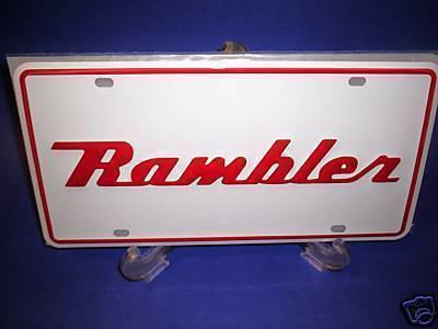 Amc american motor rambler license plate tag javelin gremlin hornet heavy metal