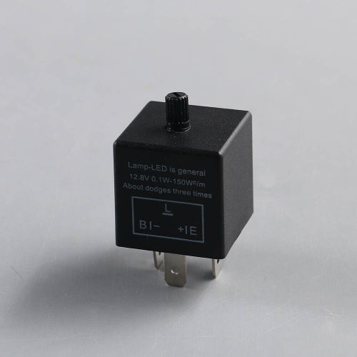 Universal adjustable led turn light flasher flash relay 3-pin free shipping