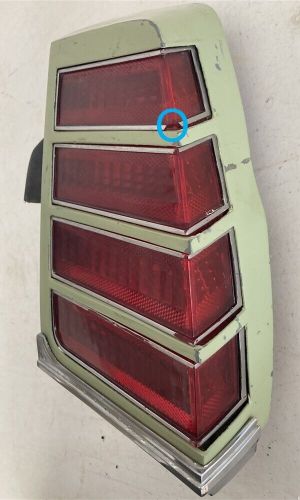 Used 1975 chevrolet monte carlo lh tail lamp assembly