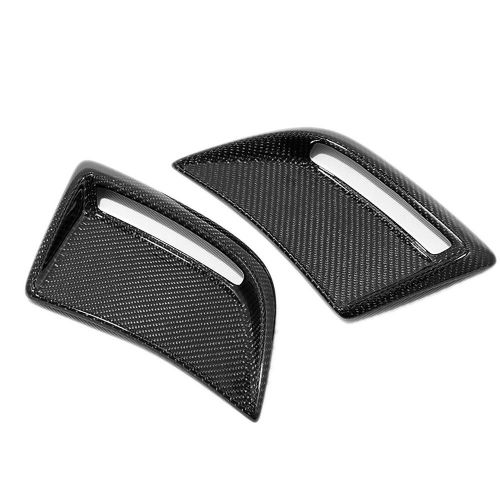 Real carbon fiber front bumper side vent panel trim for nissan gtr r35 2008-2016