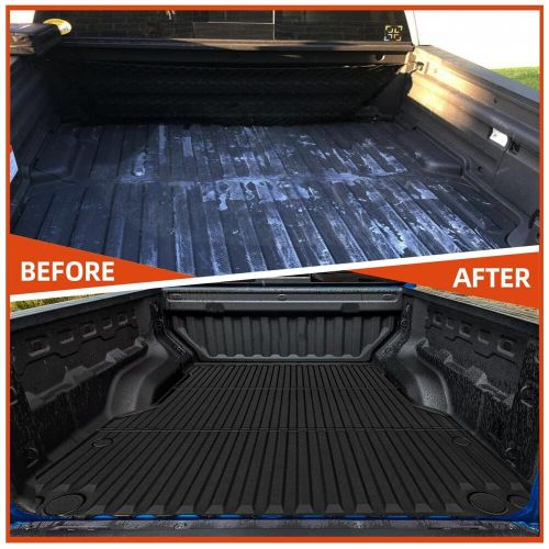 All weather truck bed mat fit for 2024 toyota tacoma 5ft vehicle bed mat for ...