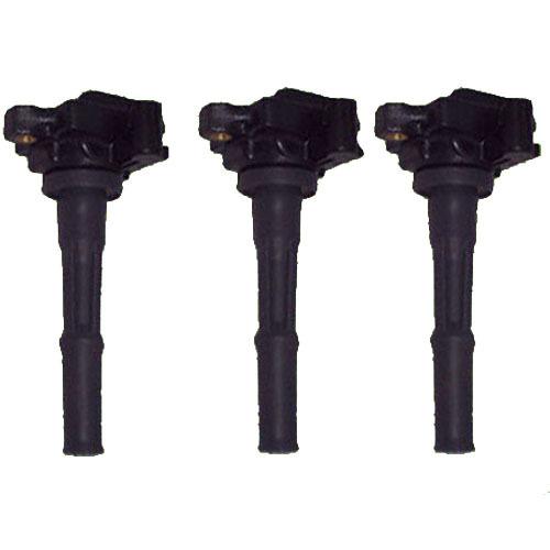 Ignition coil - set of 3 - toyota 3.4l v6 - uf156 uf170 90919-02212 - new