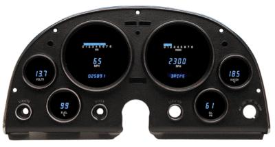 Dakota digital dash 63 64 65 66 67 chevy corvette 6 gauge cluster vfd3-63c-vette