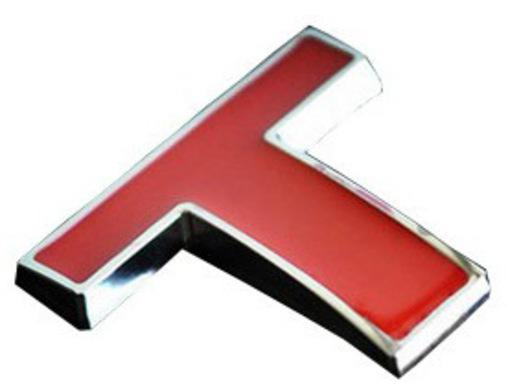 Red t a3 a4 a5 a6 a7 a8 q3 q5 q7 tt a4l a6l new chrome badge emblem 2.0t 3.0t