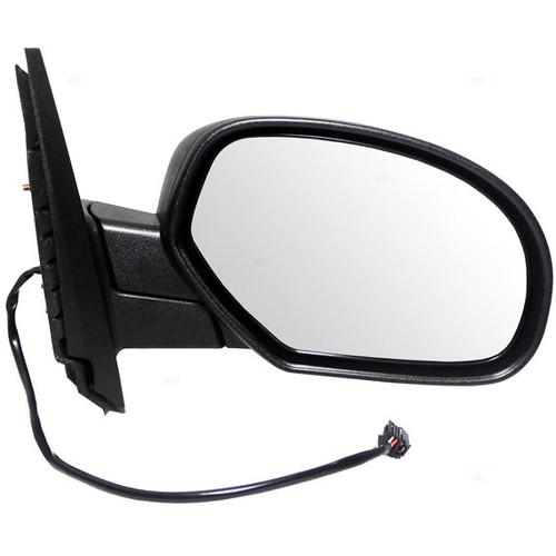 New passengers power side mirror glass housing 07-13 chevy gmc pickup truck suv