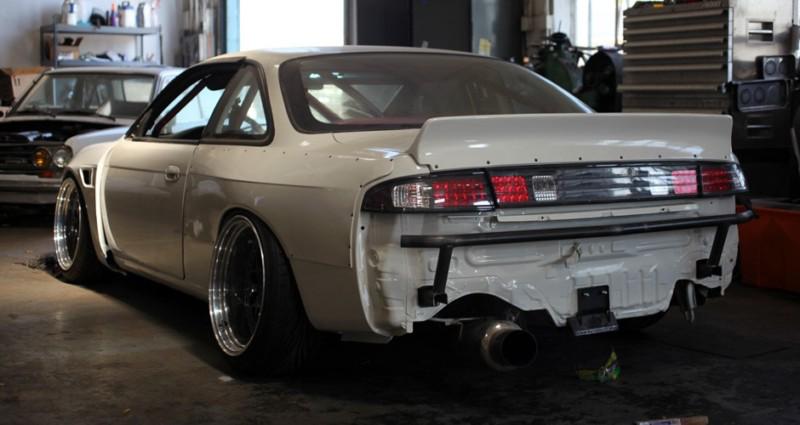 1995-1998 nissan 240sx s14 rocket bunny style trunk wing spoiler