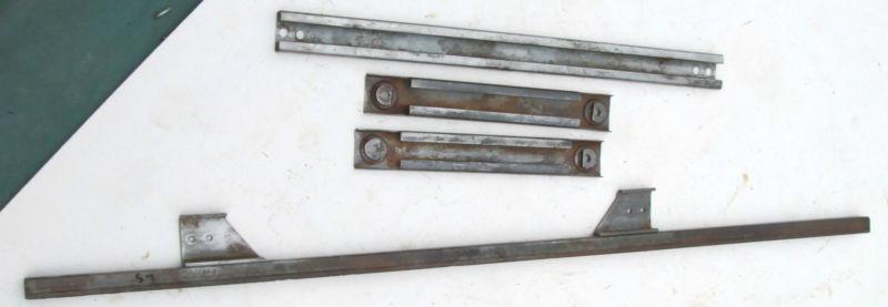 1937 1938 1939 chevy sedan / coupe window channel & window regulator tracks