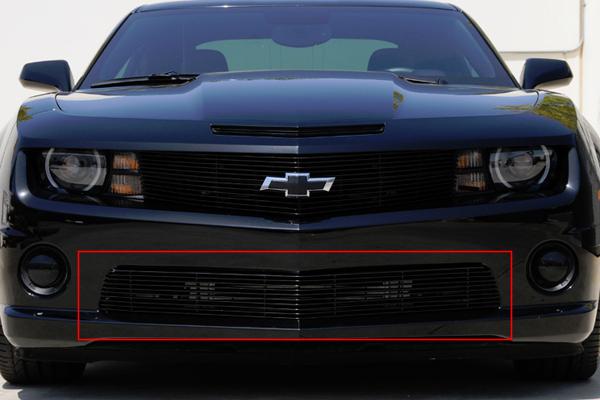 Fits 2010-2013 chevy camaro ss v8 bumper black billet grille grill insert