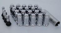 Chrome wheels rims spline lug nut kit ford f150 truck expedition 12x1.75  20 lug