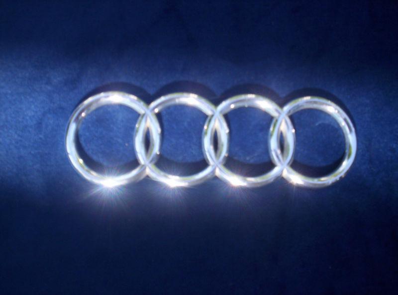 Audi 4 ring trunk emblem a8 a4 s4 100 4000 quatro