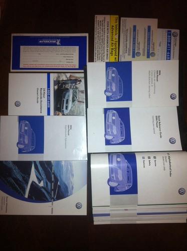 2006 vw passat owner's manual book owners  oem 06 w/ case complete