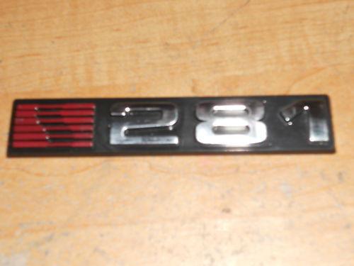 Saleen h281 s281 new oem red chrome raised emblem new