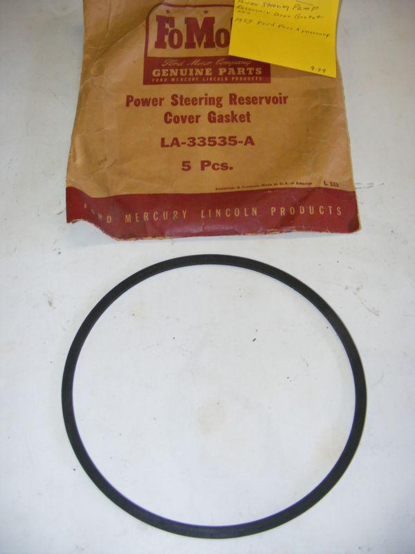 1953 ford mercury passenger power steering reservoir cover gasket nos la-33535-a