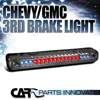 88-00 chevy gmc c10 c/k led smoked lens 3rd brake stop light