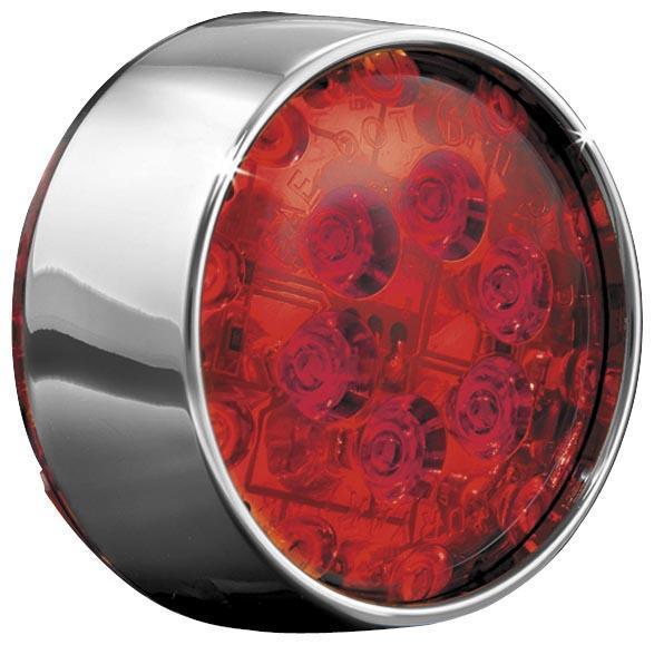 Kuryakyn led rear turn signal inserts - dual function - red  5448