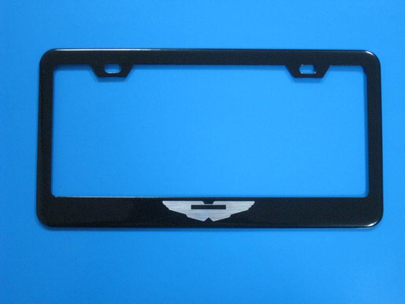 "aston martin" black license frame 1pc