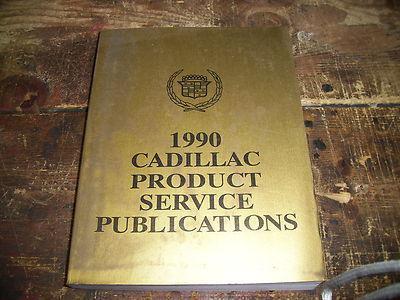 1990 cadillac product service publications factory issue repair manual