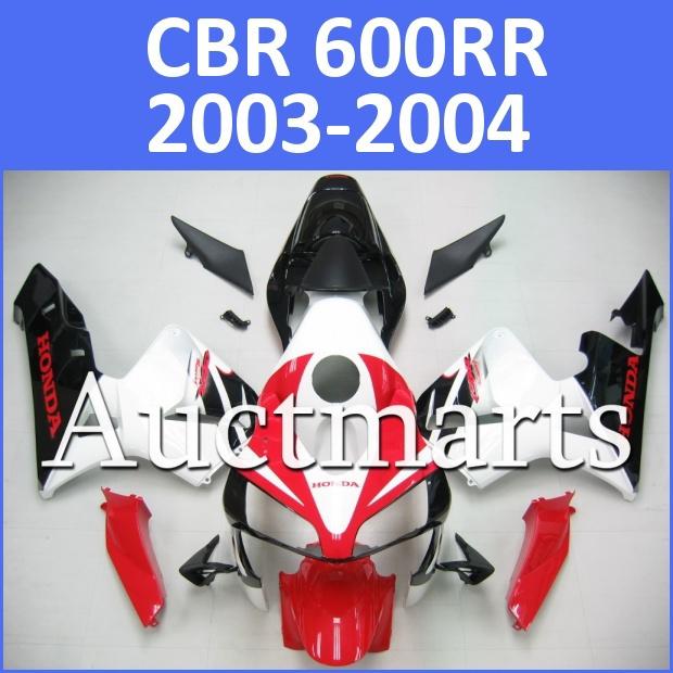 Fit honda 03 04 cbr600rr cbr 600 rr 2003 2004 fairing kit abs plastics a63 d13