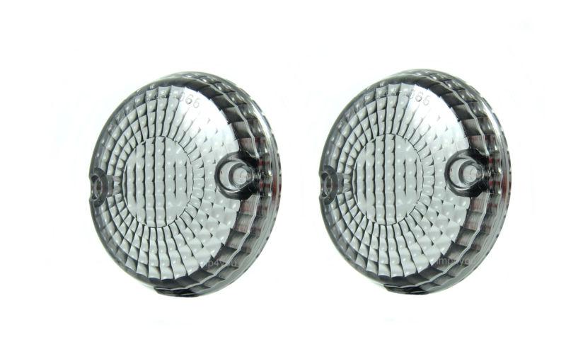 Kawasaki vulcan en500 454 ltd w650 ej650 turn signal indicator blinker lens pair